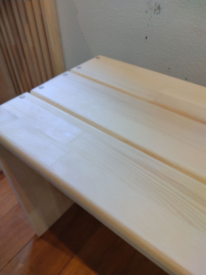 木製　ハンドメイド　オーダー　コの字型　トリマー　踏み台　水槽台　ベンチ