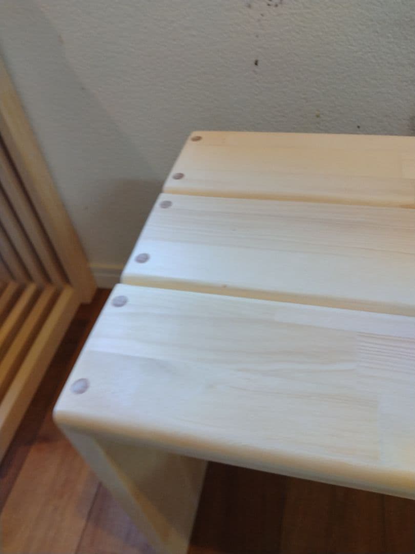 木製　ハンドメイド　オーダー　コの字型　トリマー　踏み台　水槽台　ベンチ