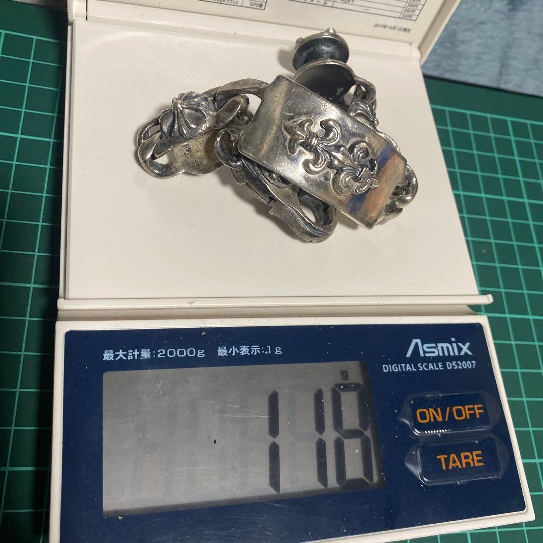 すごく対応　950 バングル　ユリクロス柄　ch ブレスレット