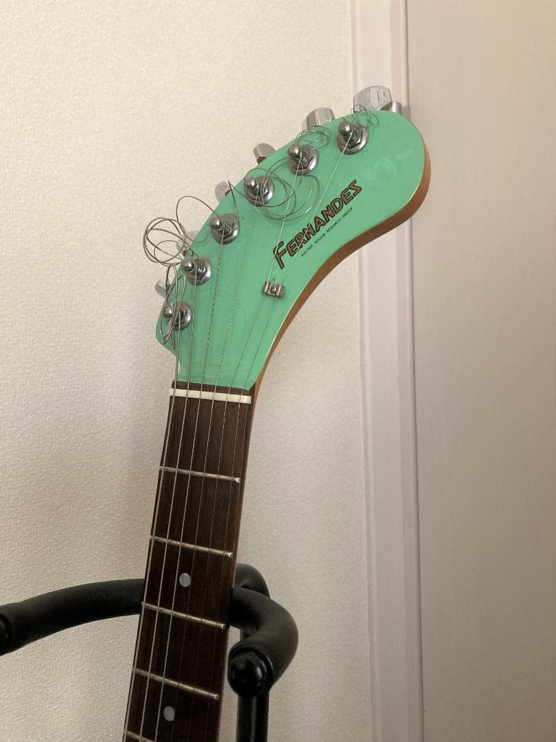 FERNANDES ZO-3　パステルグリーン　専用ソフトケース付き