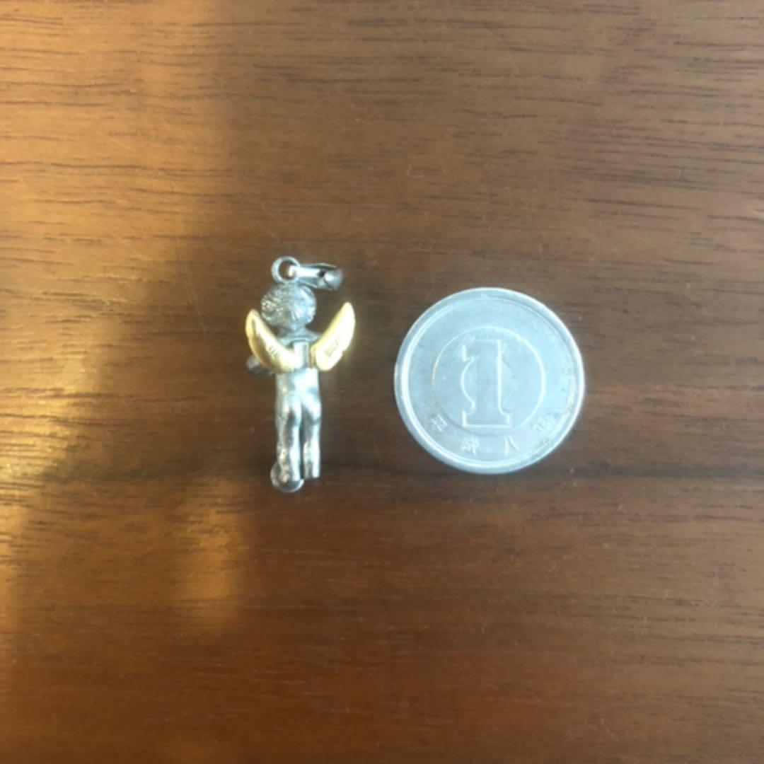 森永　エンゼル　懸賞　ペンダントトップ K18 シルバー