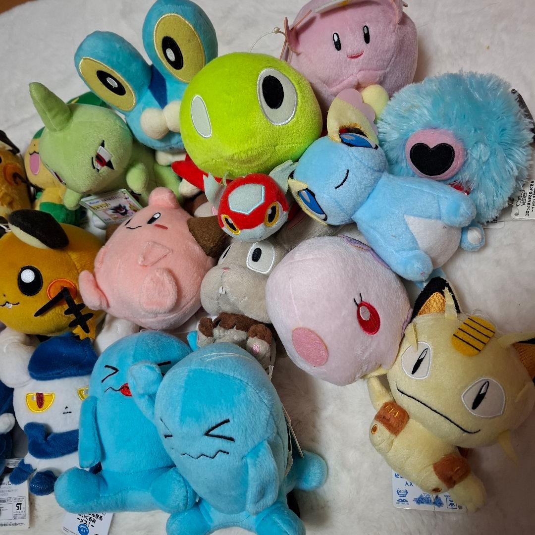 ポケモン コロッとまんまるぬいぐるみ等 22体　セット