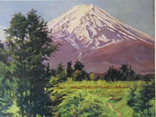 和田 英作、初夏、高級希少画集画、版上サイン入 新品額付