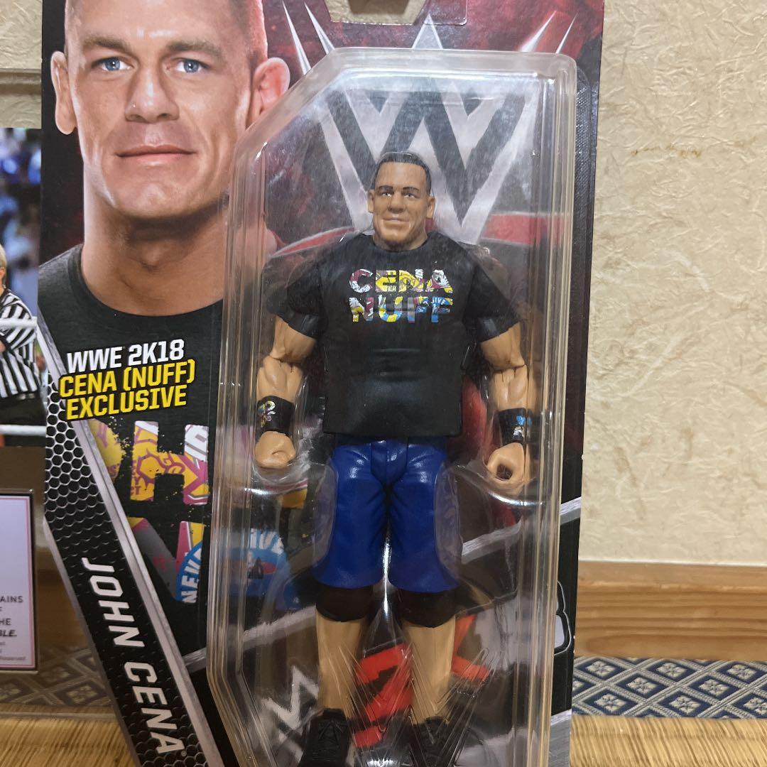 wwe 2K18ジョンシナフィギュア直筆サイン入り限定プレート
