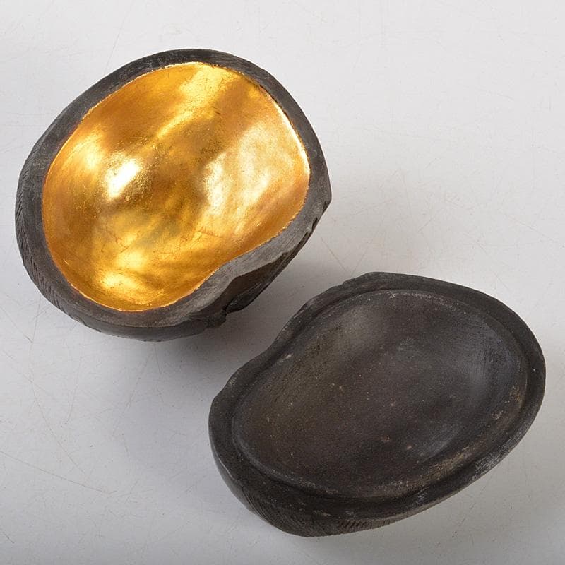 茶道具　香道具　貝形　香合　共箱　V　6541