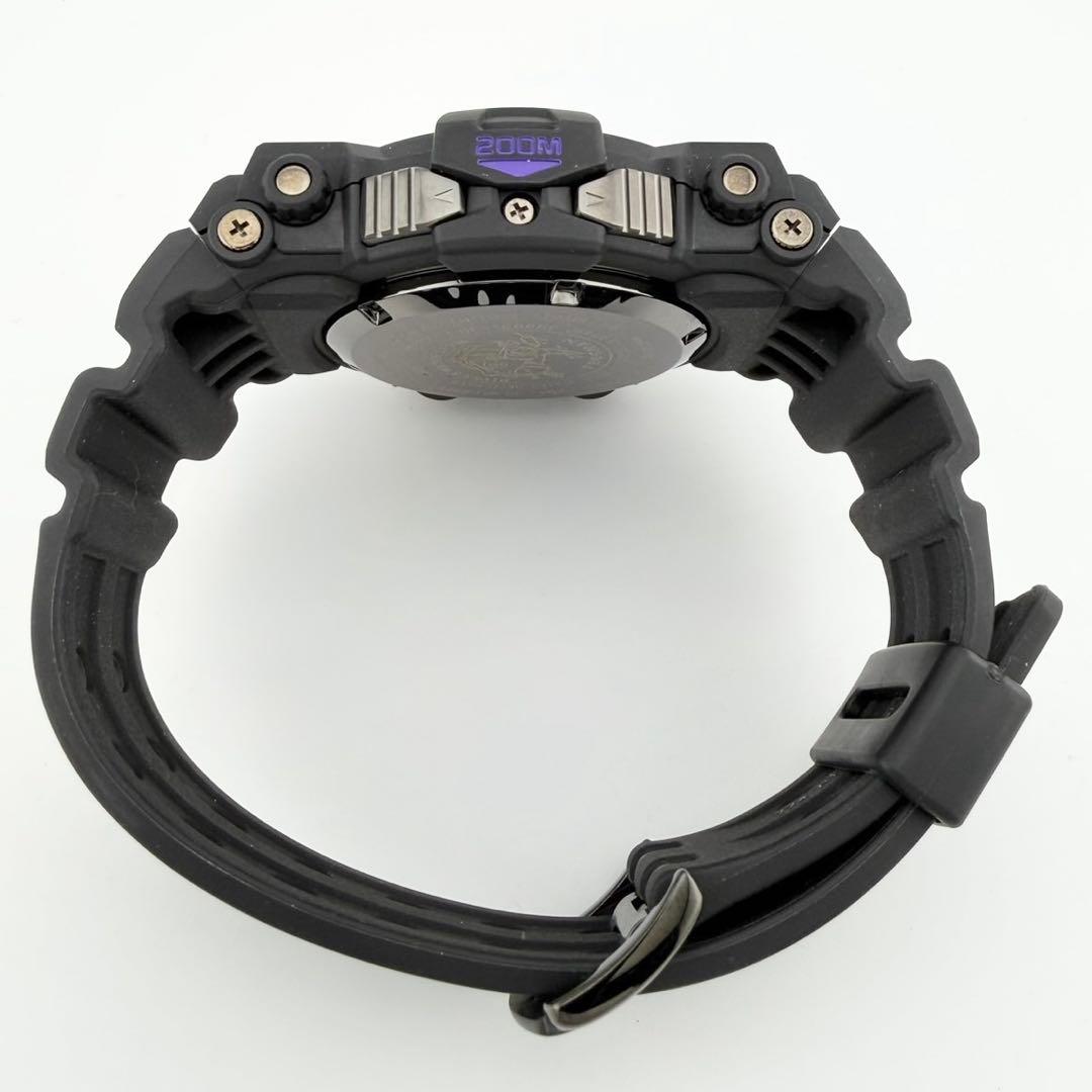 極希少 美品 カシオGショックフロッグマン パープル メンズ ソーラー 腕時計