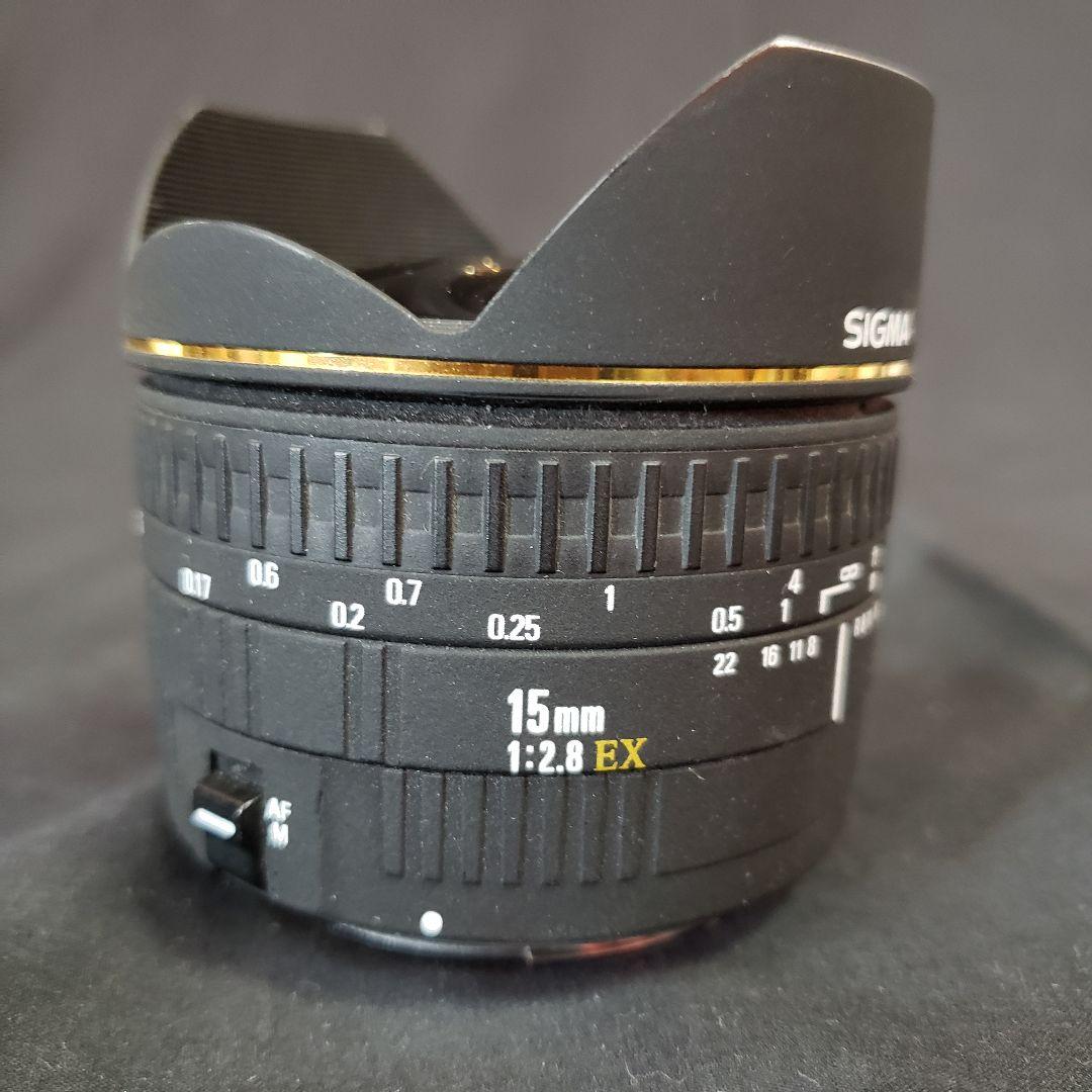 シグマ SIGMA 15mm f/2.8 EX FISHEYE カメラレンズ