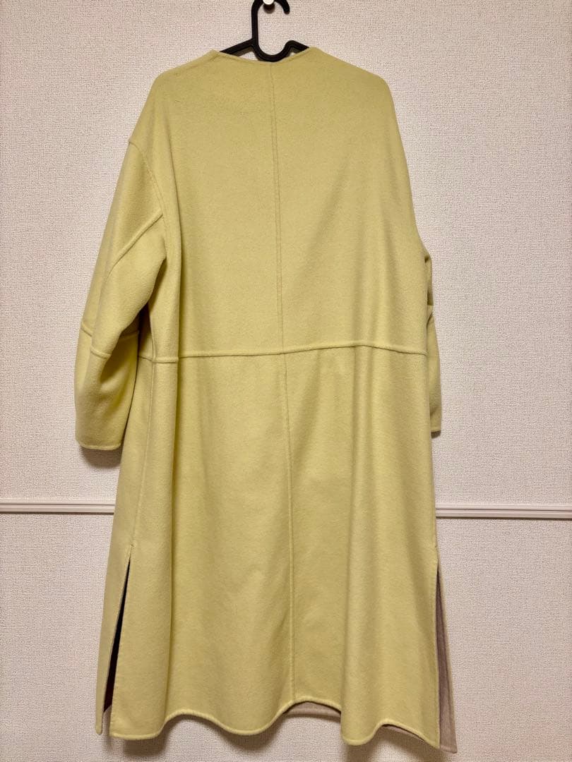 B.C STOCK リバーシブルコート　ベージュ　ノーカラーコート　アウター