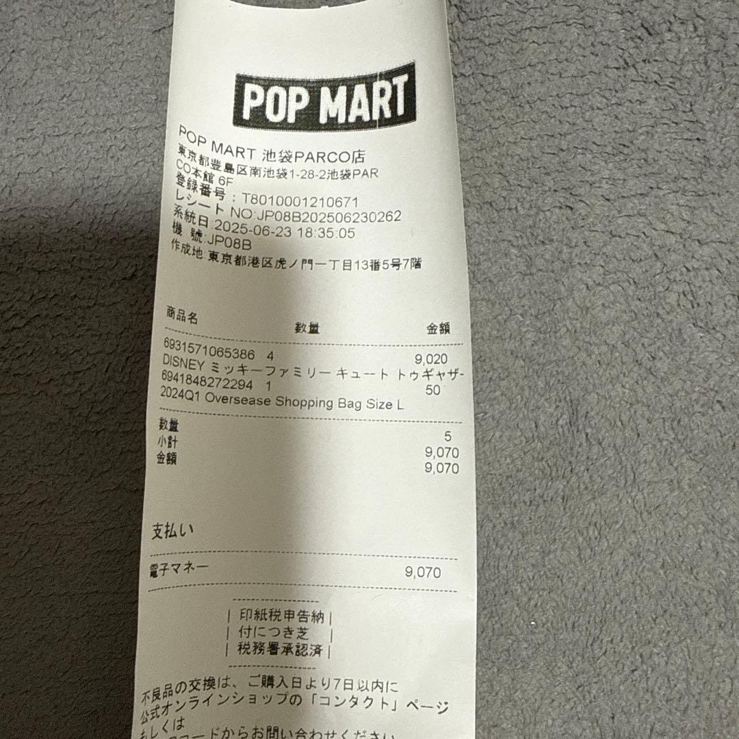 Mickey Family CuteTogether Keychain4個セット