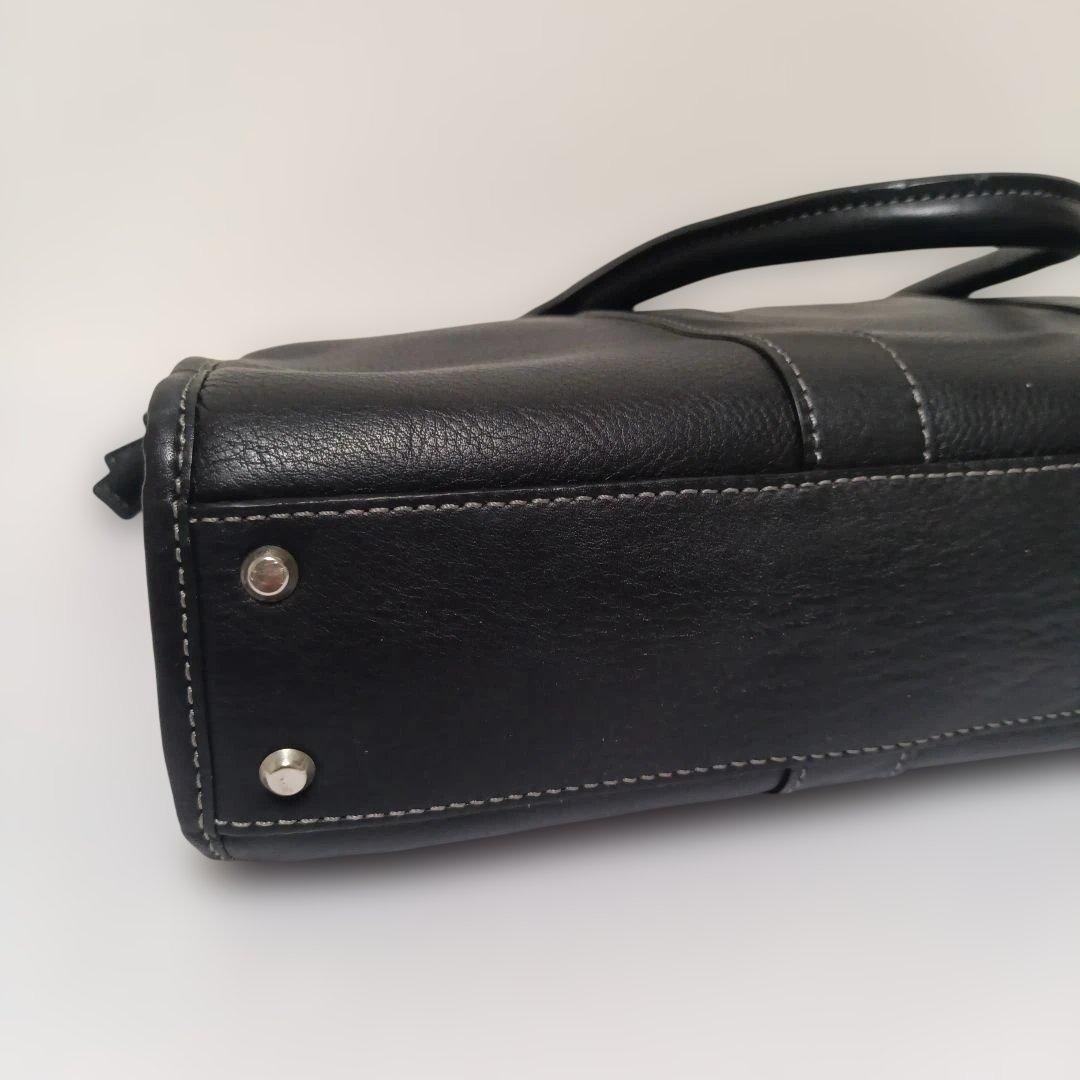 土屋鞄 プロータ 本革レザー ビジネスバッグ ブラック 美品