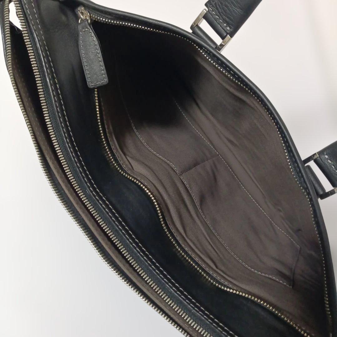 土屋鞄 プロータ 本革レザー ビジネスバッグ ブラック 美品