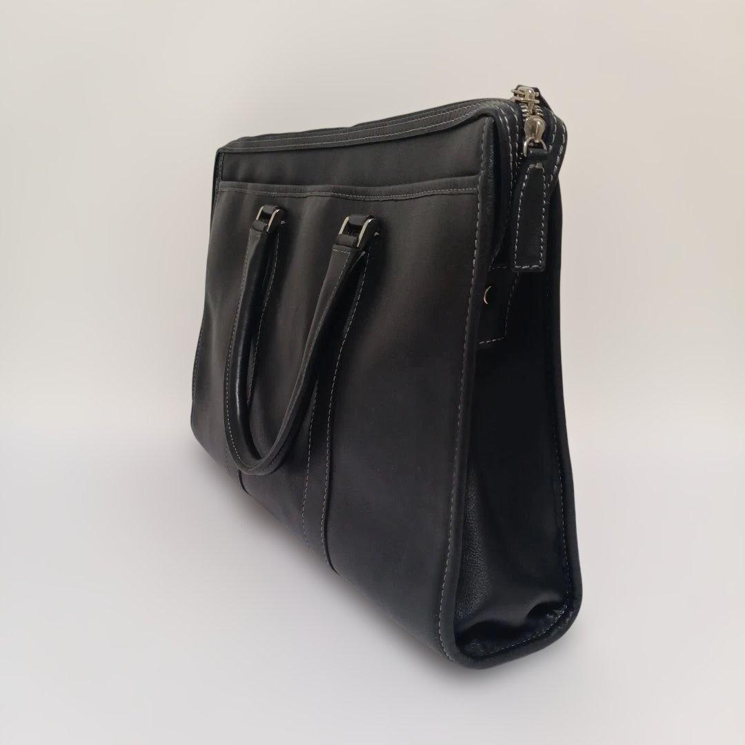 土屋鞄 プロータ 本革レザー ビジネスバッグ ブラック 美品