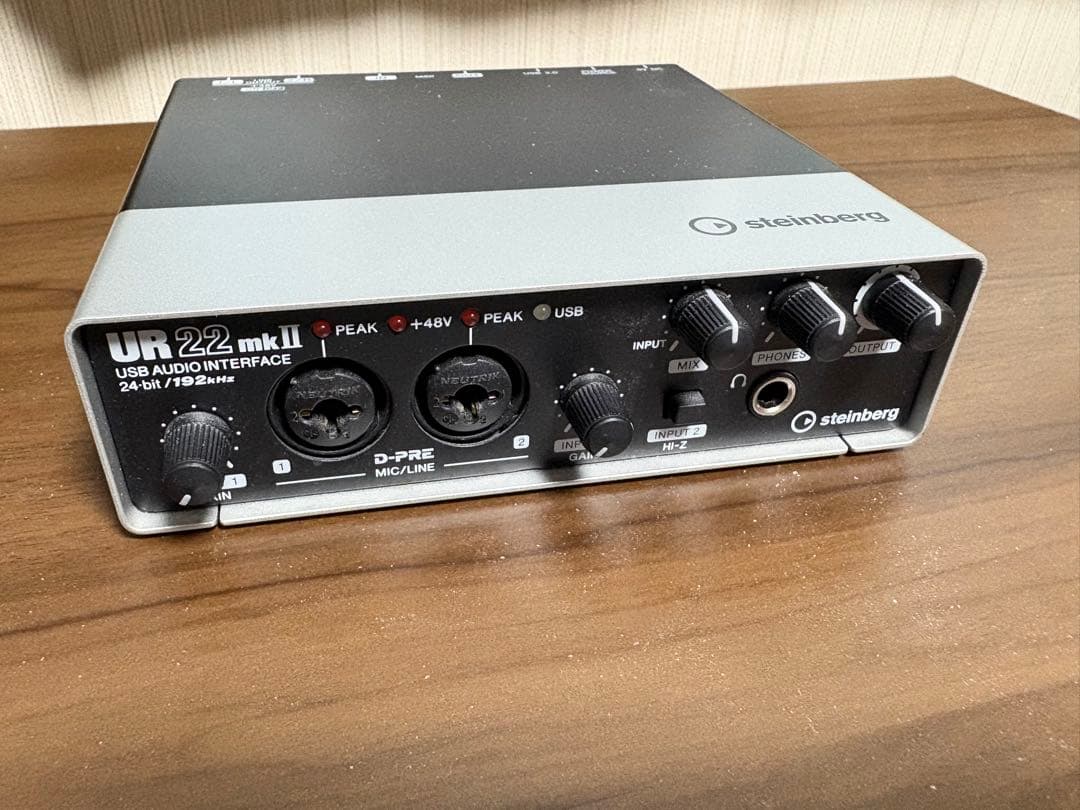 UR22mkII USBオーディオインターフェイス