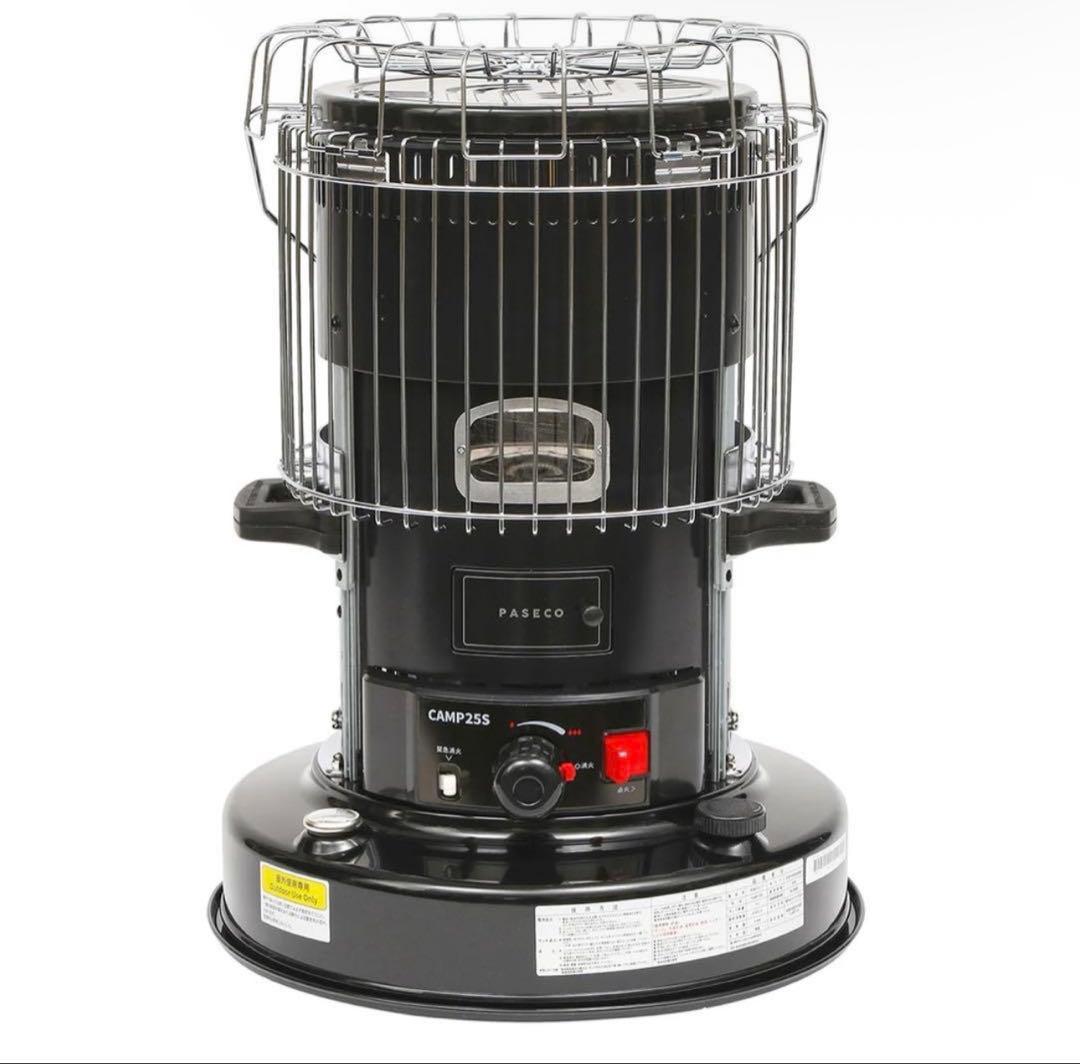 【新品未使用】PASECO CAMP-25 対流式灯油ストーブ　ブラック