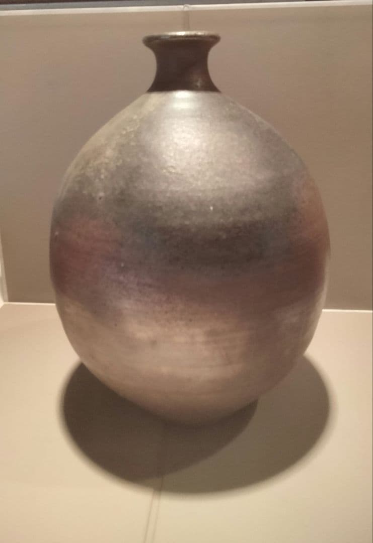 金彩備前焼壺　極上品