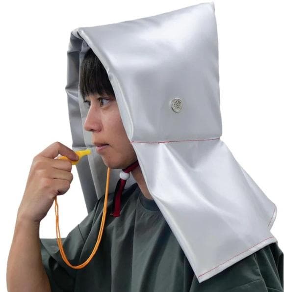 防災頭巾 シルバー