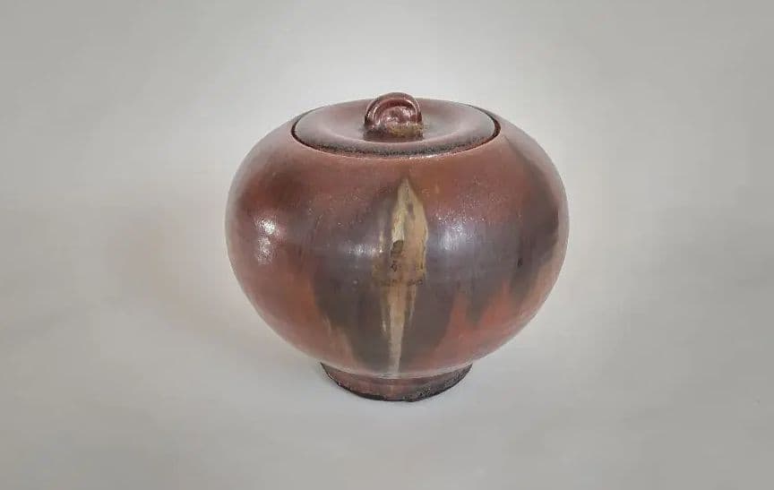 おすすめ逸品【茶道具】豊前上野焼 髙田窯元 髙田湖山 水指