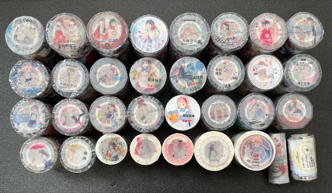 【値下げ待ちご遠慮】苜暖さん⑤ 海外マステ 新品 まとめ売り 女の子 人物