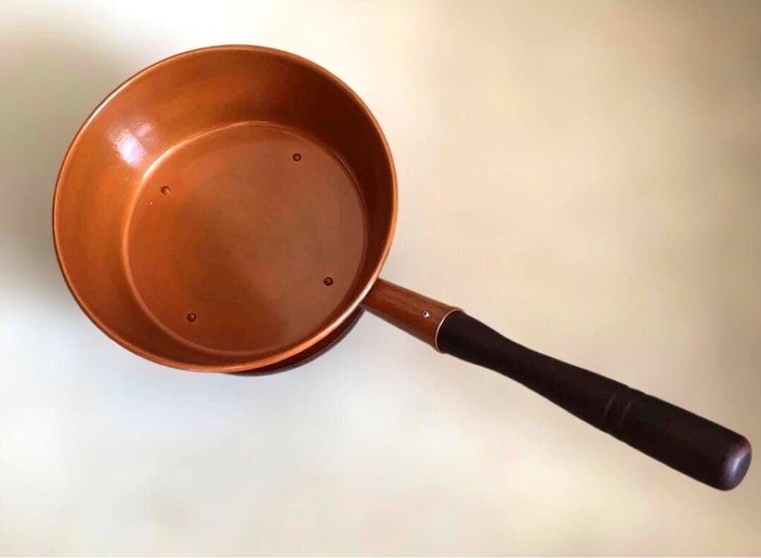 【新品】茶道具 銅製 台十能 火起し 丸型 水屋道具