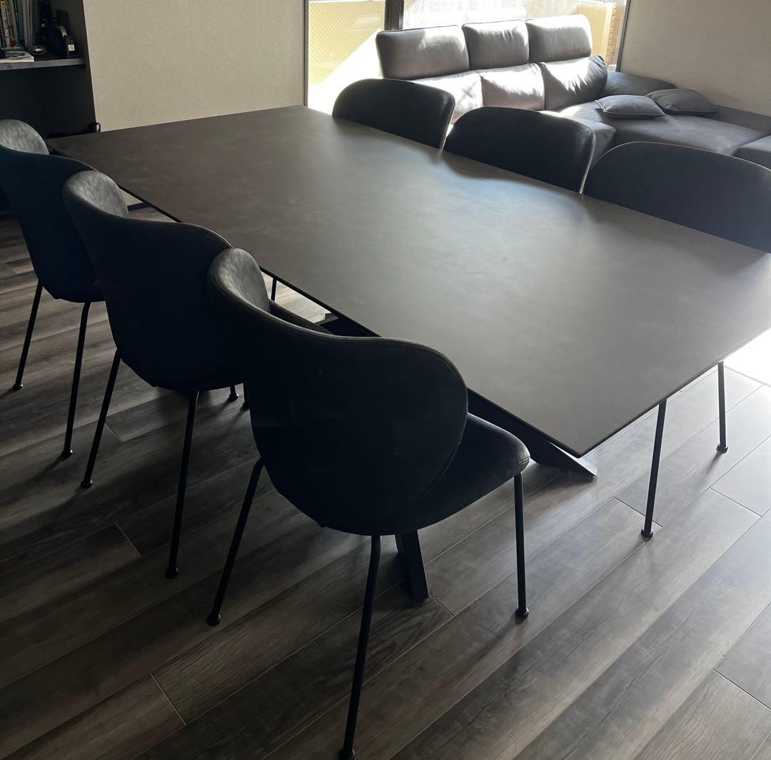 かねたや GLAN ダイニングテーブル セラミックテーブル 幅200cm