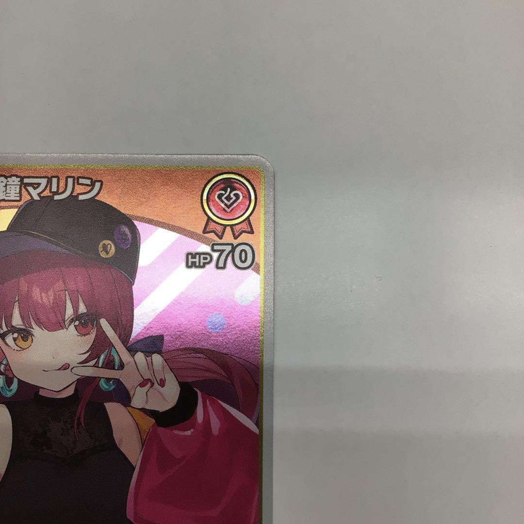 ホロライブカード　宝鐘マリン　プロモ　初期傷有