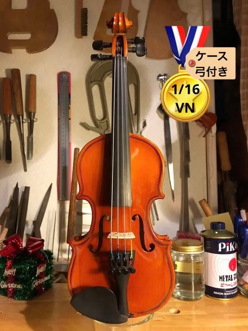 【駒&魂柱調整済】カルロジョルダーノ分数バイオリン VS-1 1/16