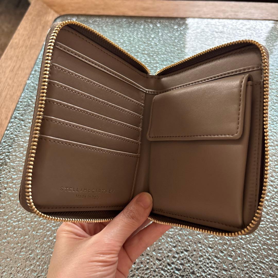 STELLA McCARTNEY 二つ折り財布 ベージュ