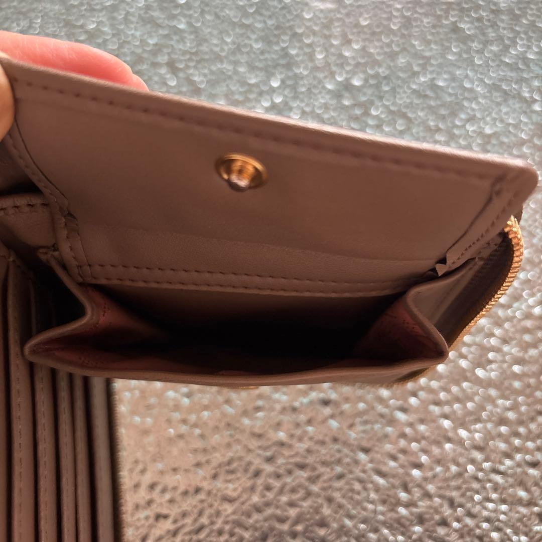 STELLA McCARTNEY 二つ折り財布 ベージュ