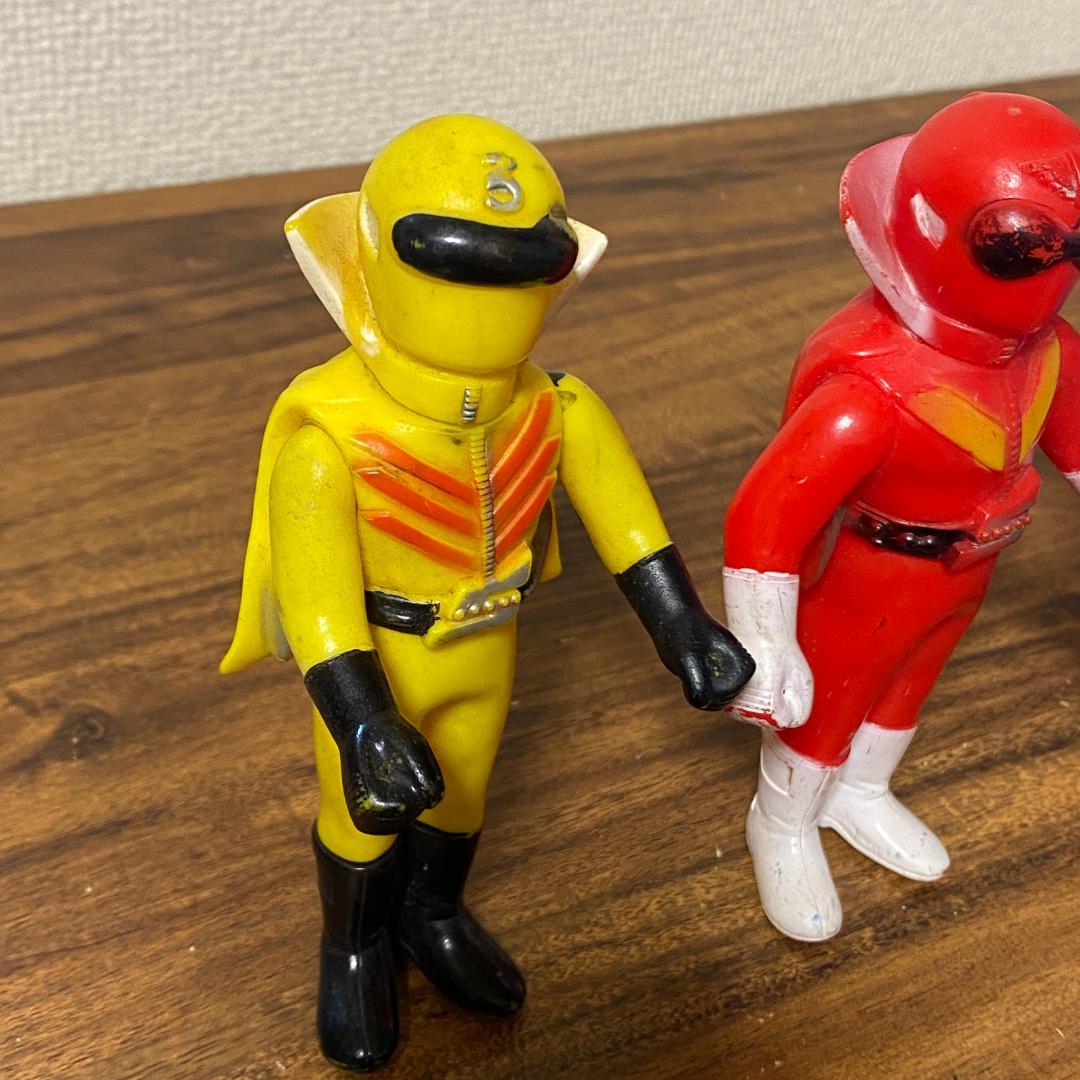 ポピー ゴレンジャー ソフビ アカレンジャー キレンジャー アオレンジャー