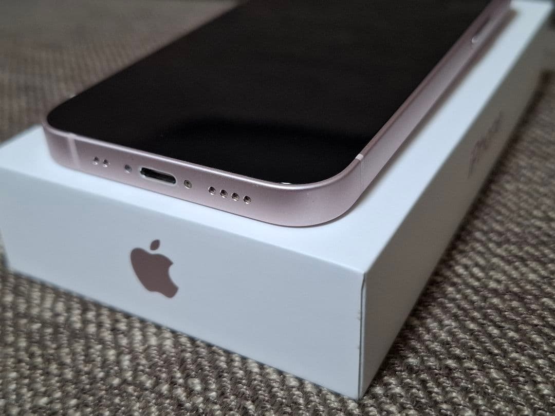 【箱付き美品】iPhone13mini 256GBピンク 84%