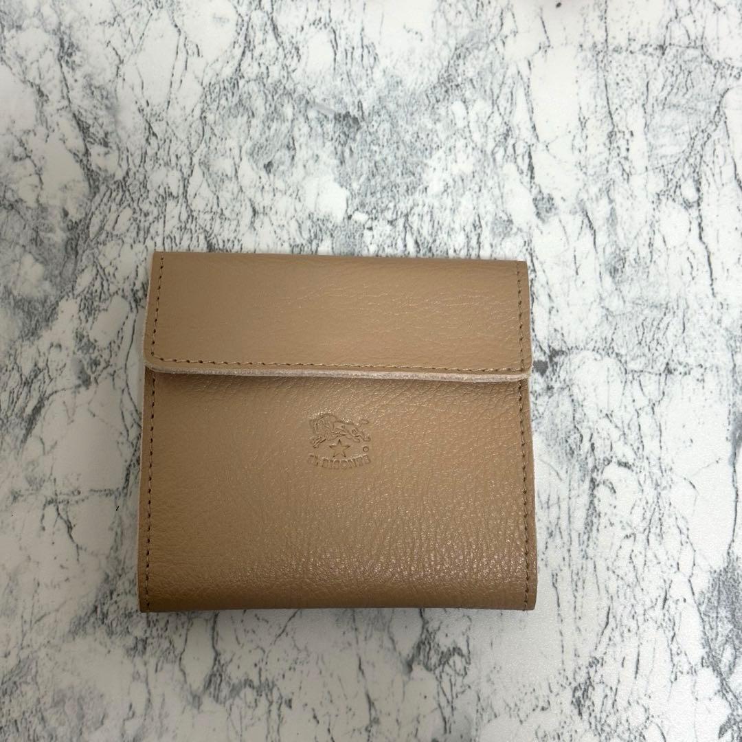 IL BISONTE イルビゾンテ　ベージュ 二つ折り財布