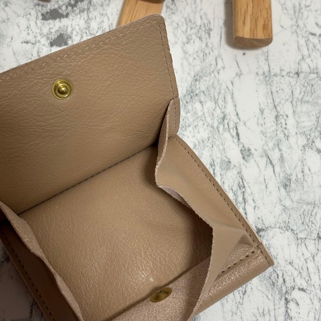 IL BISONTE イルビゾンテ　ベージュ 二つ折り財布