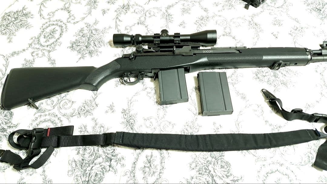 東京マルイ M14 SOCOM マウント スコープ 予備マガジン セット