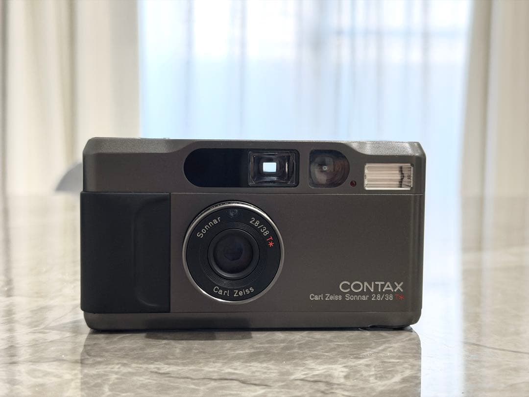 動作確認済 CONTAX T2 Titan Black チタンブラック