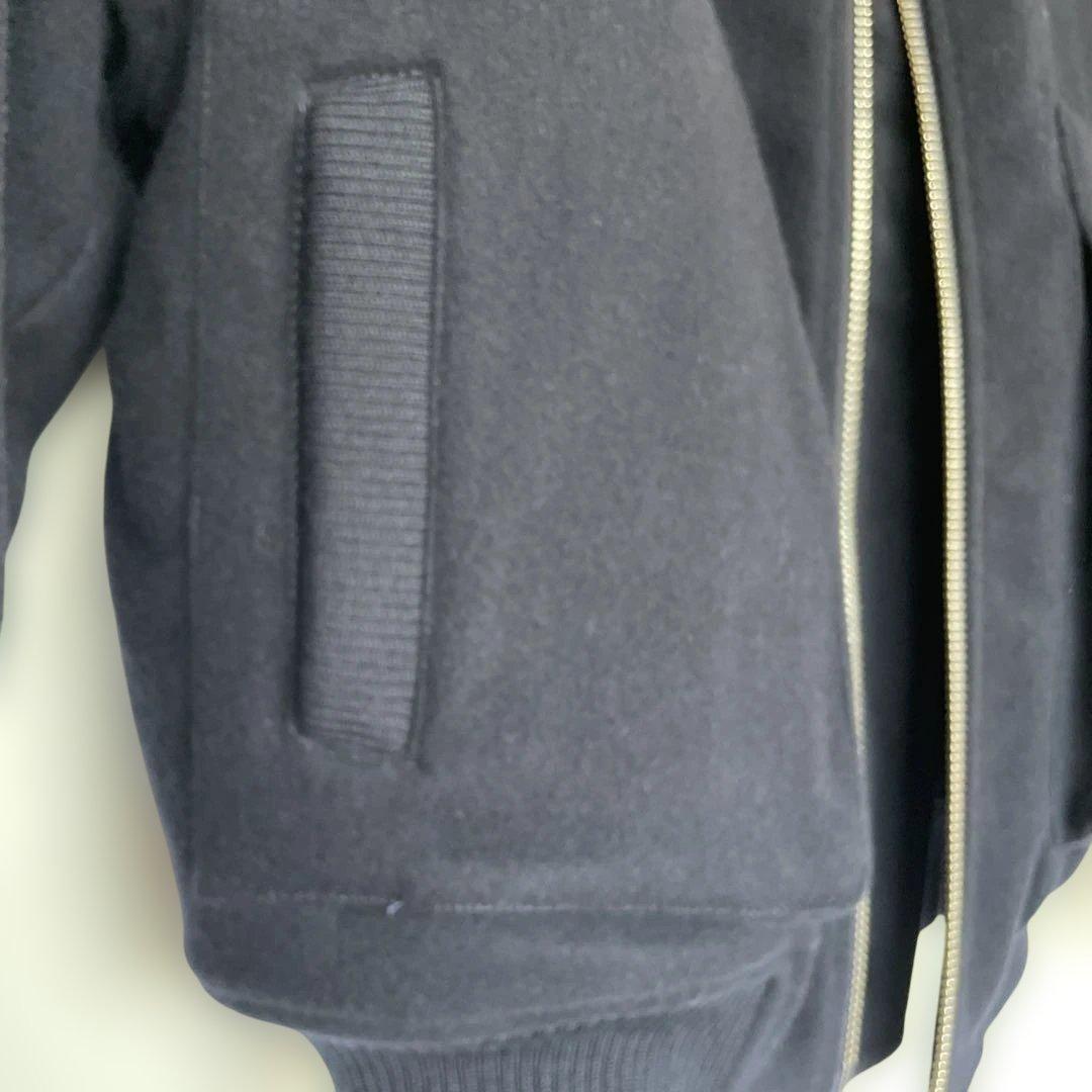 サンフラワーインターナショナルギャラリービームスウールボンバージャケットネイビー