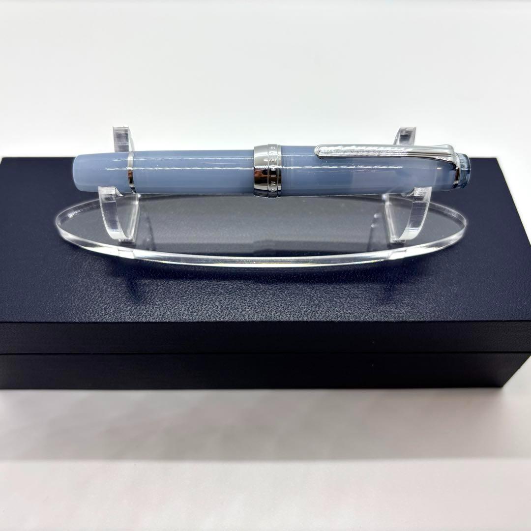 銀山スノーグレー・万年筆 パルム　B