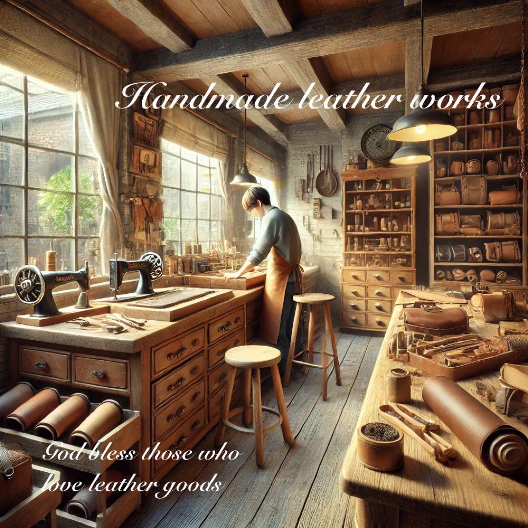 新品　総手縫　イタリア製本革プエブロレザー　ウォレット　プレゼントにも最適！