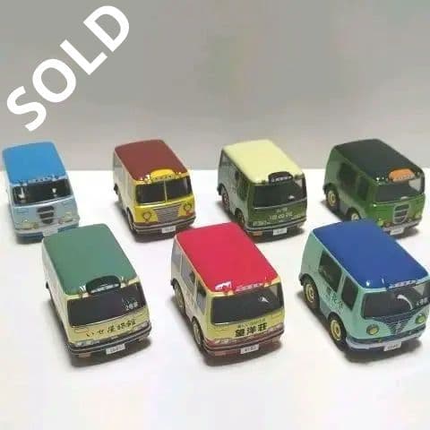 【新品·未使用】レトロ旅館バス☆プルバックカーセット