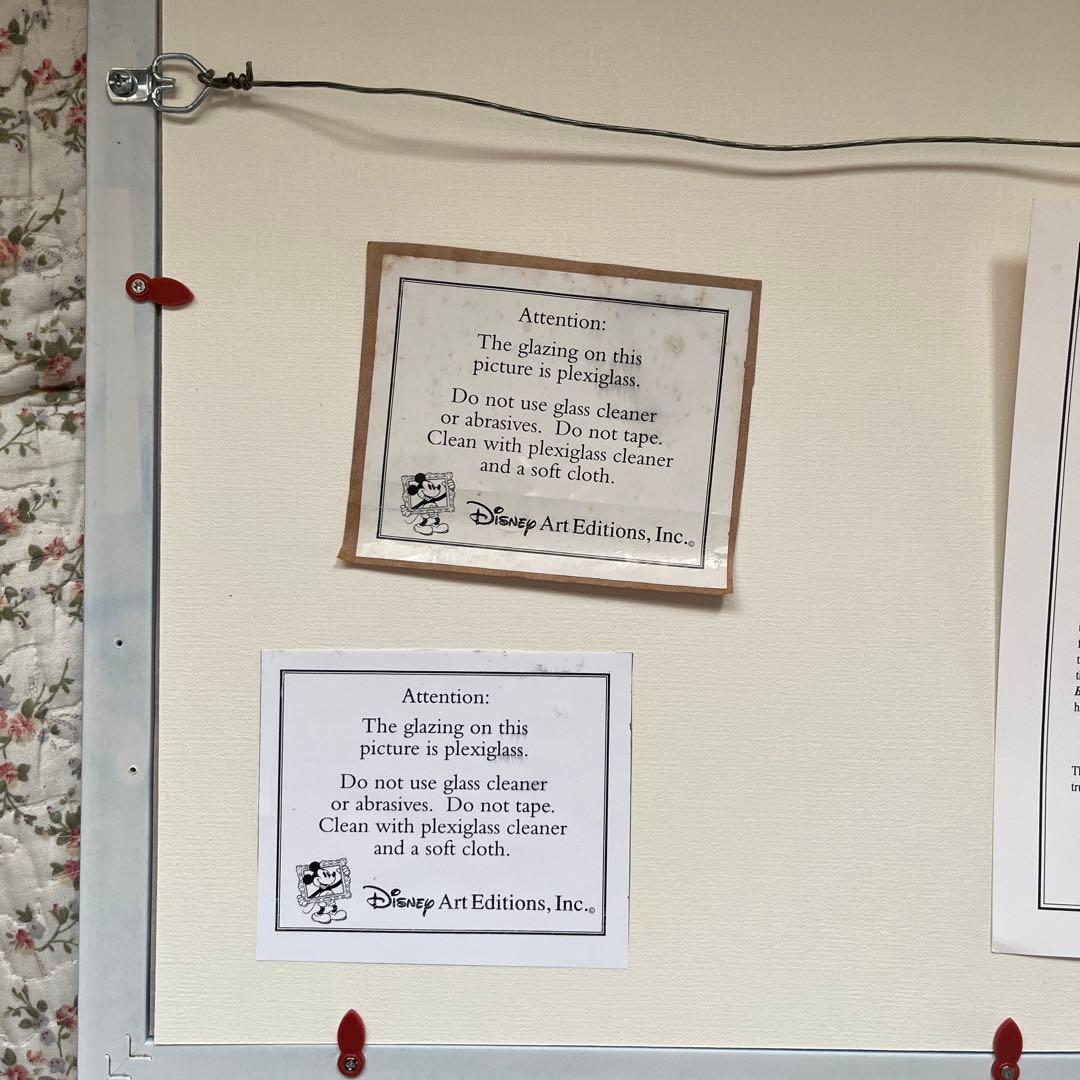 ディズニー　美女と野獣セル画　1990年代　5000枚限定