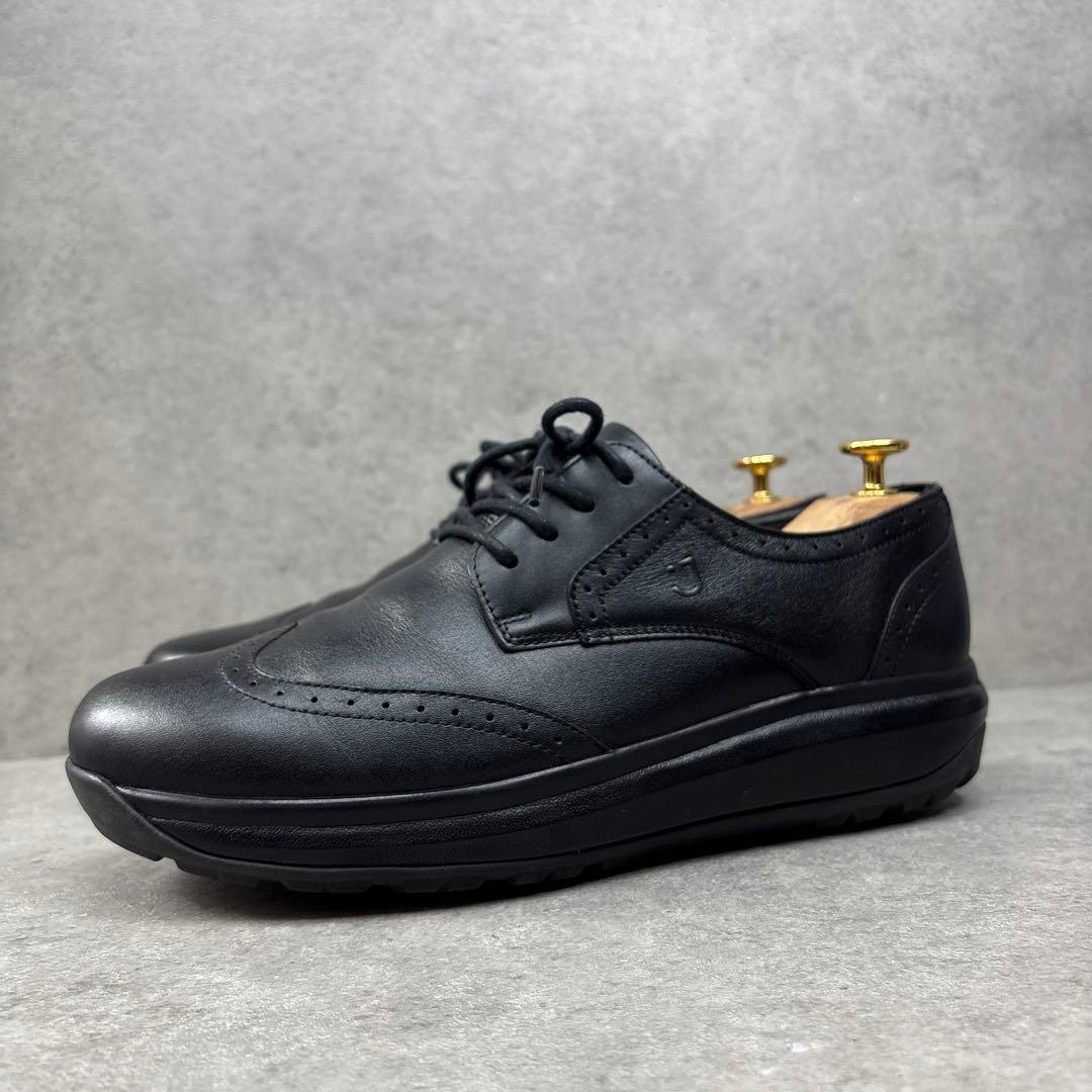 未使用級！Joya ジョーヤ　ウィングチップ コンフォート　厚底レザーシューズ