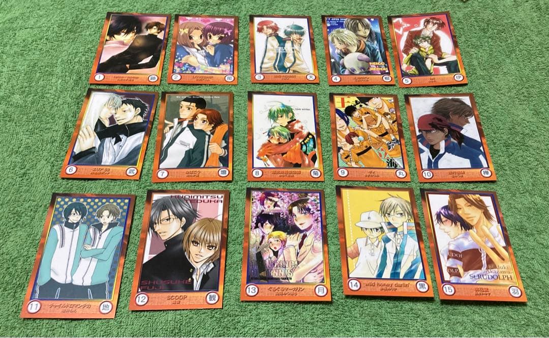 希少　2004 .2.8 テニスの王子様カードセット　非公式なグッツです。