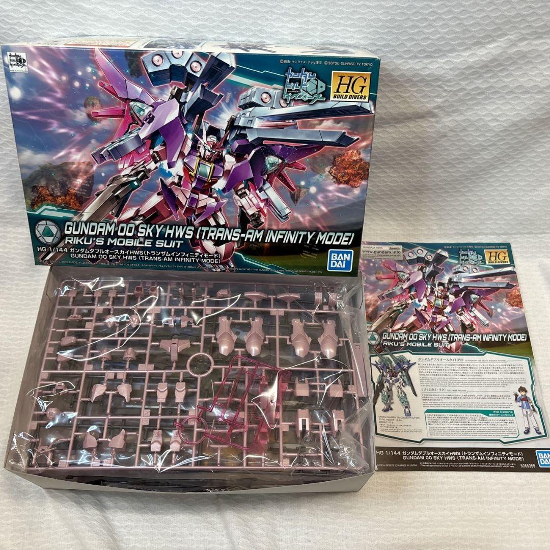 HG ガンダムダブルオースカイ HWS (トランザムインフィニティモード)