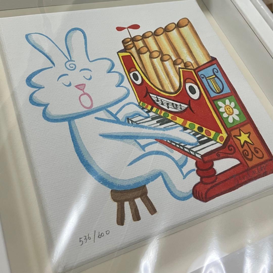 真作 ロドニーグリーンブラット 直筆サイン入り ジクレー版画 サンダーバニー