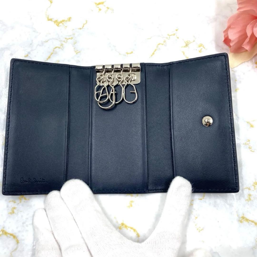 新品未使用❗️ポールスミス ❗️Paul Smith 牛革レザー 4連キーケース