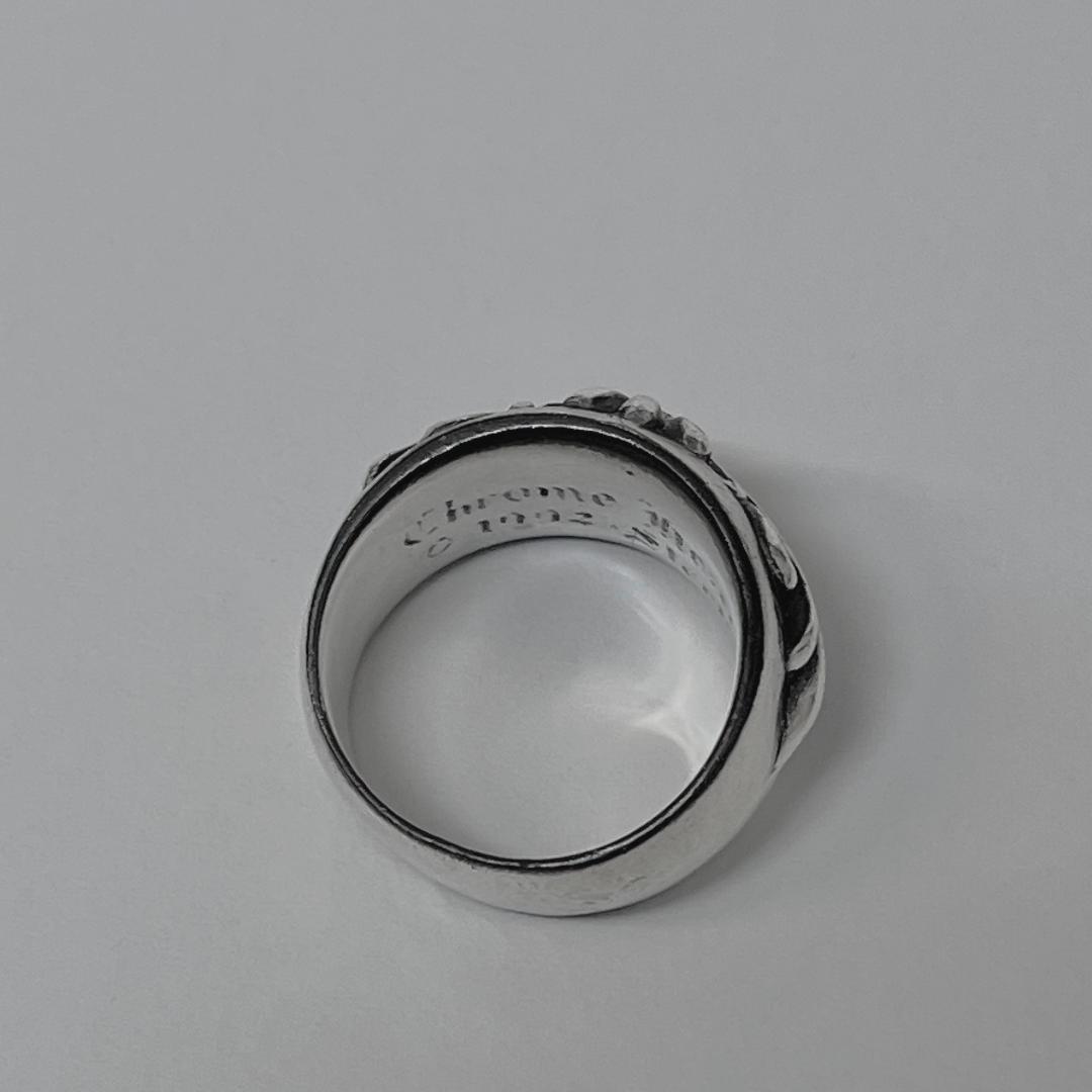 CHROME HEARTS フローラルクロスリング 1992 #17.5