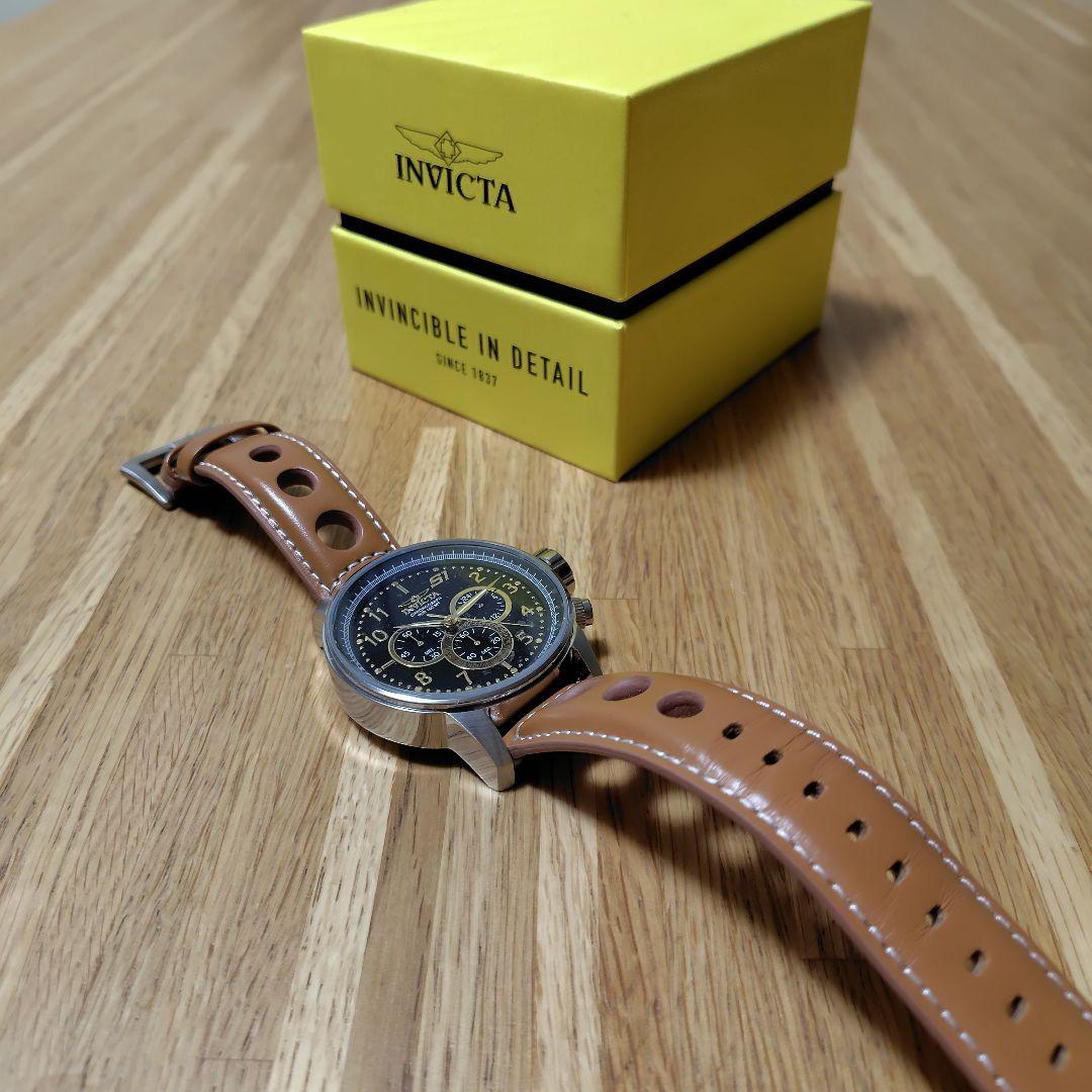 INVICTA 腕時計 メンズ レザーバンド S1 RALLY 23597