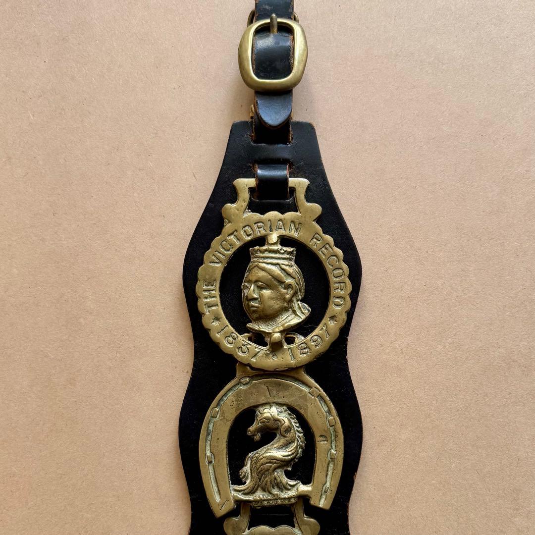 ホースブラス　馬具飾り　ビンテージ　イギリス　真鍮