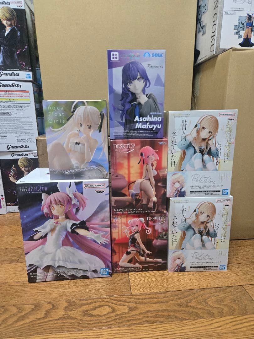 まどか&To LOVEる&プロセカ&ヨスガ&隣の天使　レアフィギュア7体セット