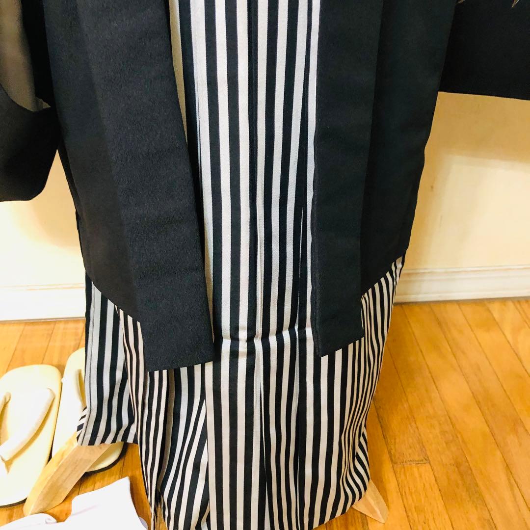 七五三 五歳‼️黒地系兜金彩煌びやか❤️完全フルセット‼️家から揃え無る無し