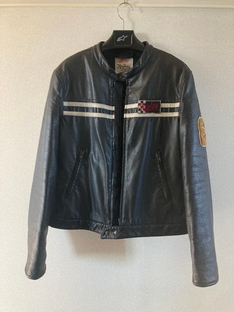 Replay シングルライダースジャケット
